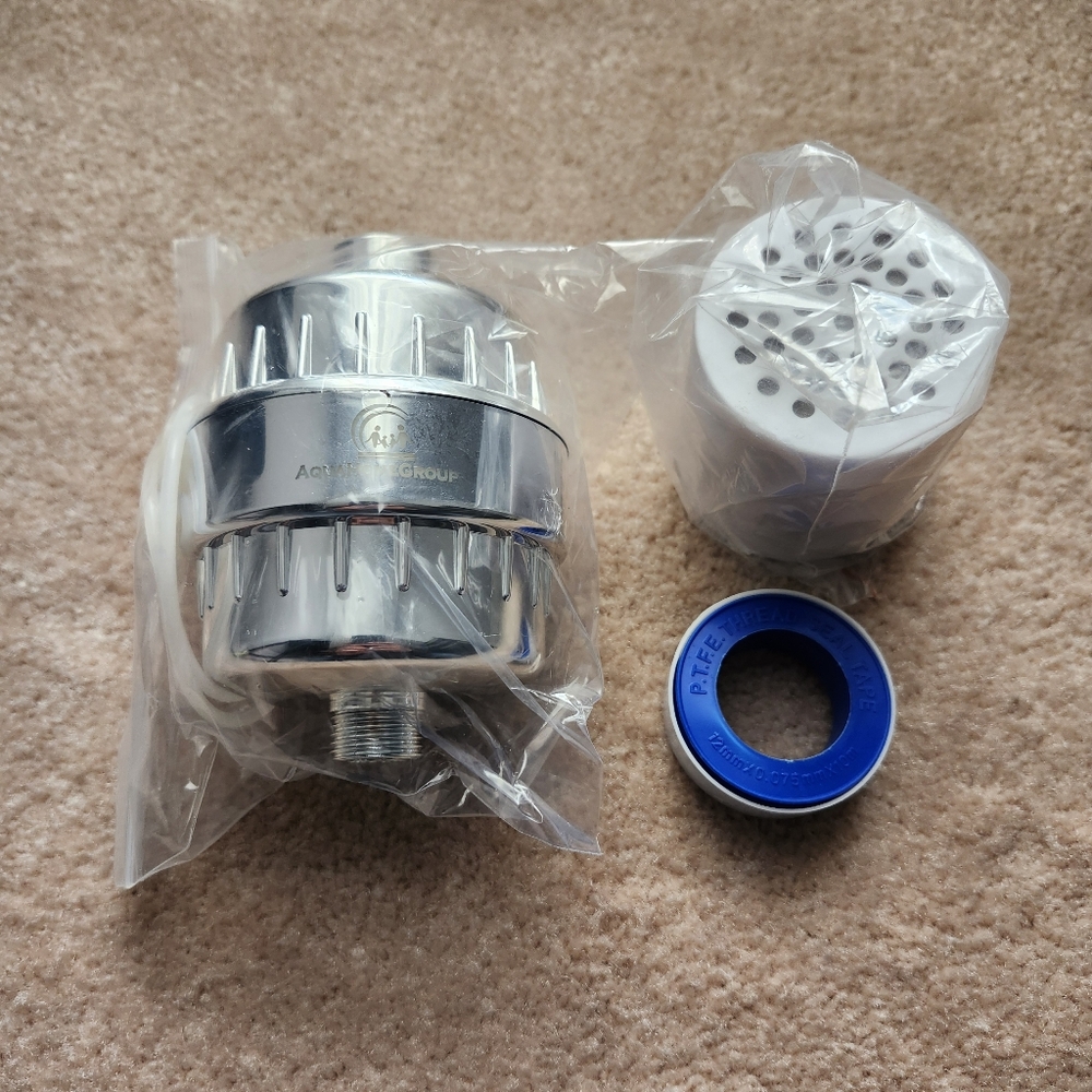 Aqua Home Group Universal High Performance Shower Filter 15 Stage Filtration NEW